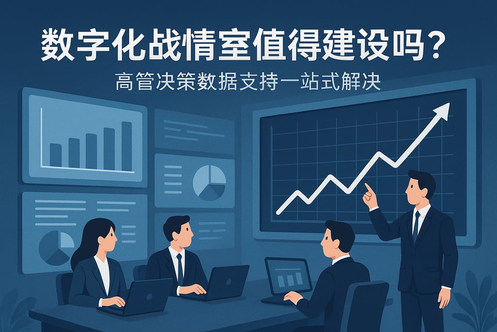 数字化战情室值得建设吗？高管决策数据支持一站式解决