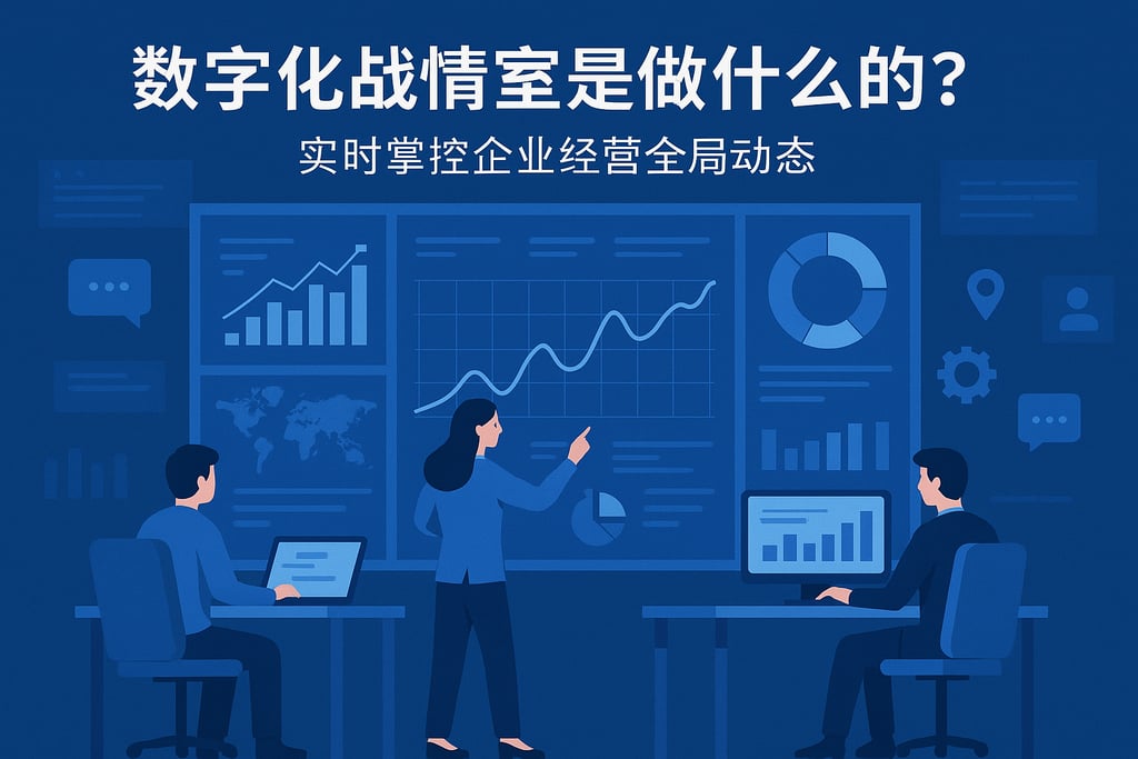 数字化战情室是做什么的？实时掌控企业经营全局动态
