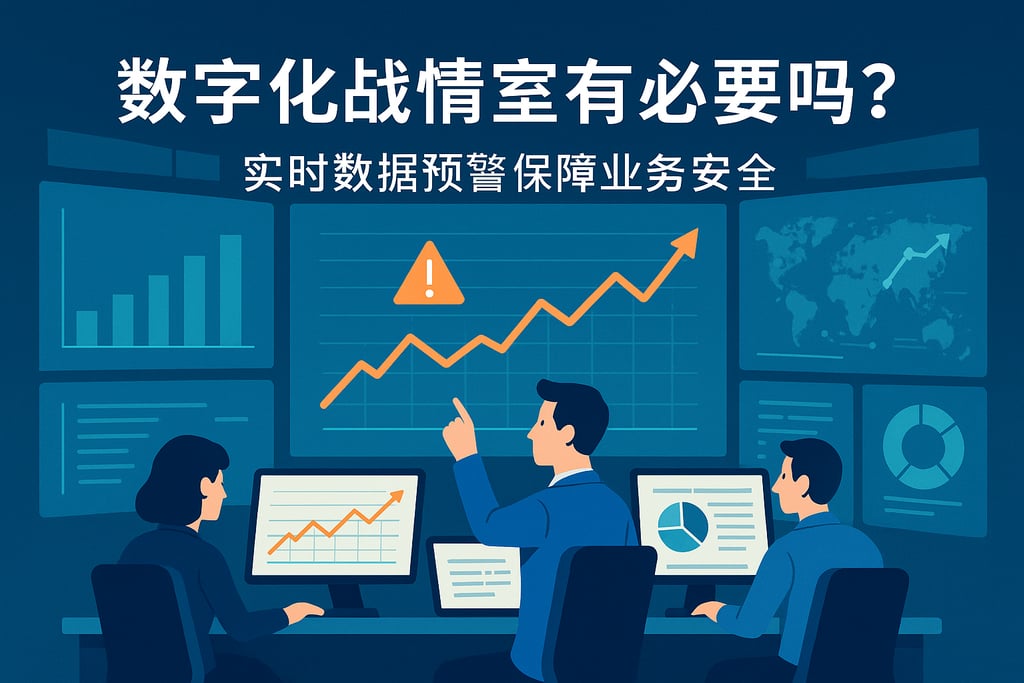 数字化战情室有必要吗？实时数据预警保障业务安全