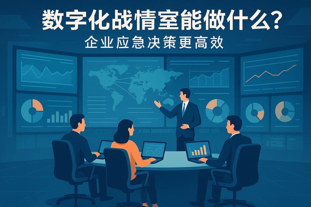 数字化战情室能做什么？企业应急决策更高效