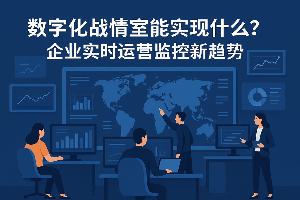 数字化战情室能实现什么？企业实时运营监控新趋势