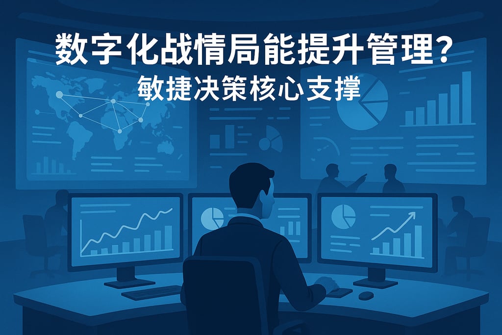 数字化战情室能提升管理吗？敏捷决策的核心支撑