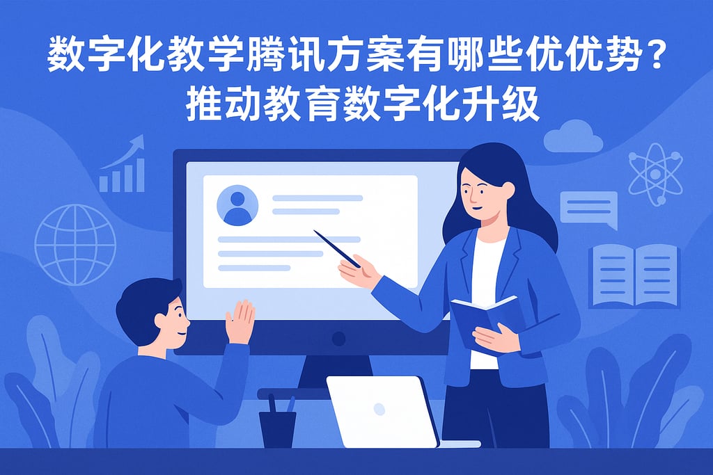 数字化教学腾讯方案有哪些优势？推动教育数字化升级