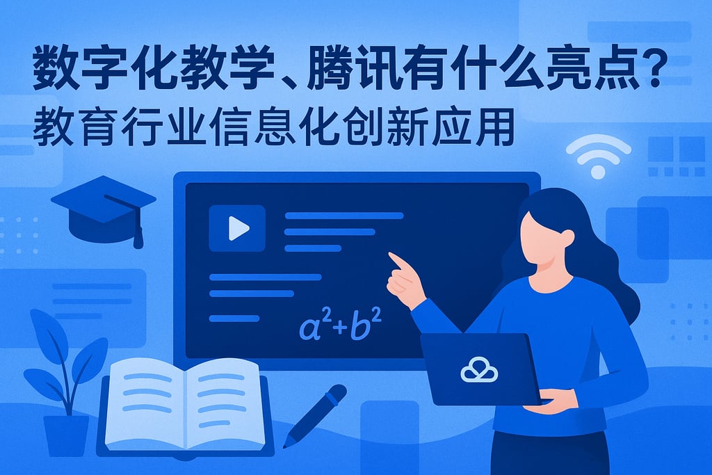 数字化教学腾讯有什么亮点？教育行业信息化创新应用