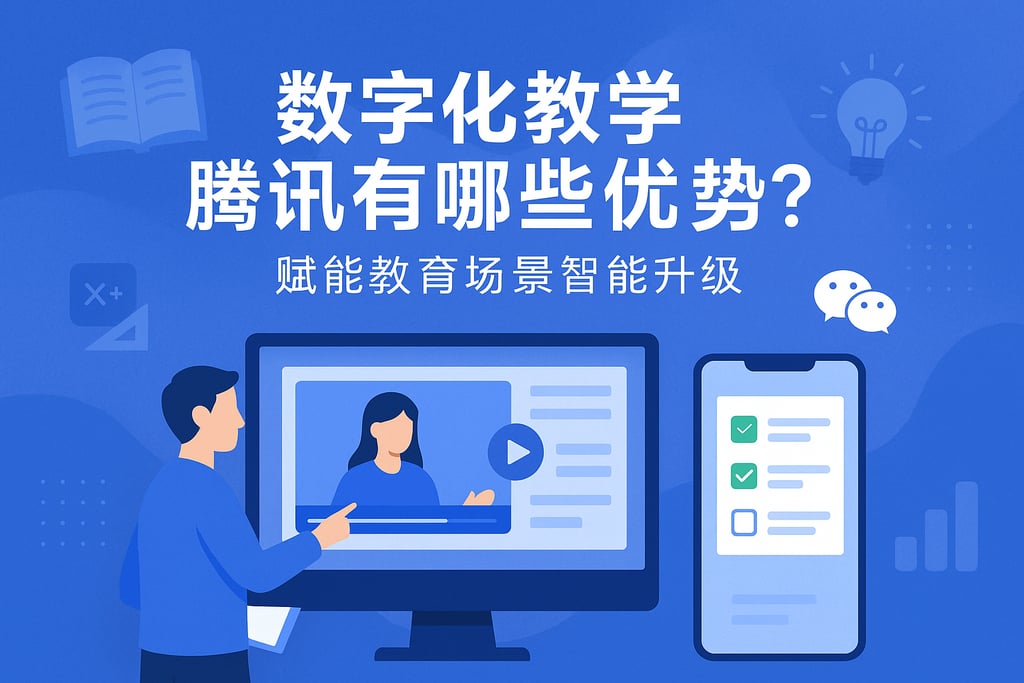 数字化教学腾讯有哪些优势？赋能教育场景智能升级