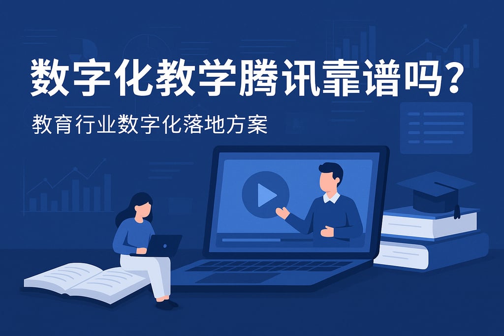 数字化教学腾讯靠谱吗？教育行业数字化落地方案