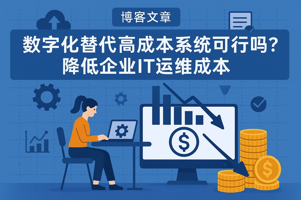 数字化替代高成本系统可行吗？降低企业IT运维成本