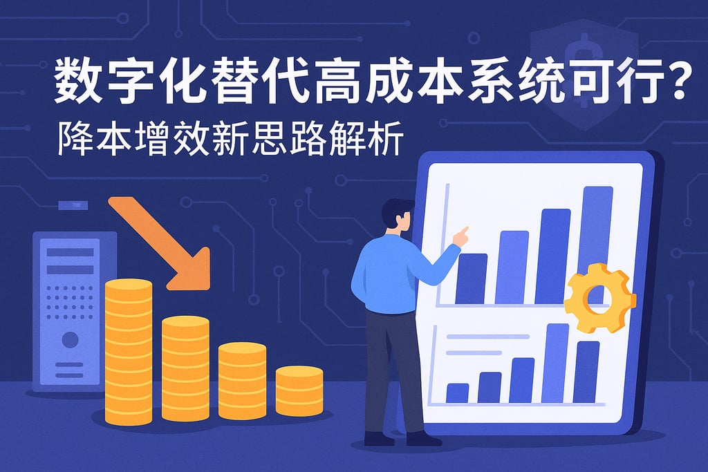 数字化替代高成本系统可行吗？降本增效新思路解析