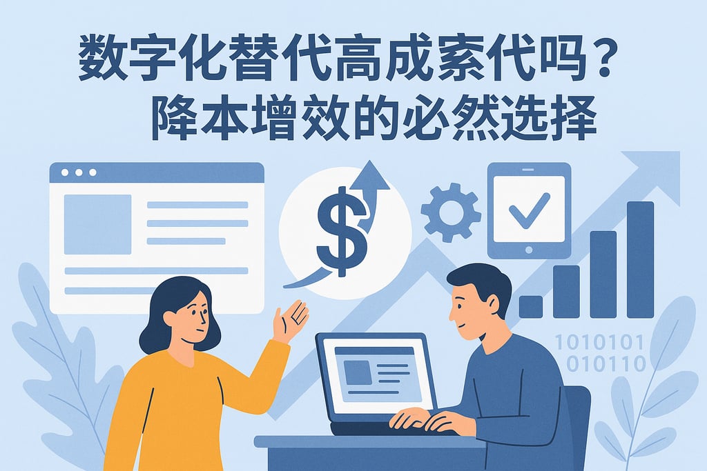 数字化替代高成本系统靠谱吗？降本增效的必然选择