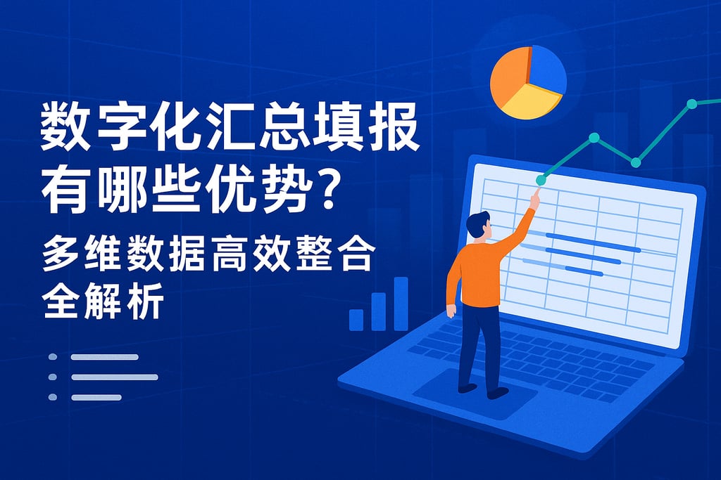 数字化汇总填报有哪些优势？多维数据高效整合全解析