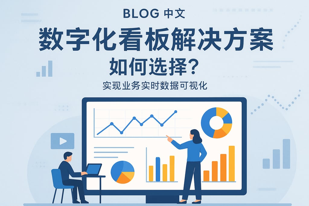 数字化看板解决方案如何选择？实现业务实时数据可视化