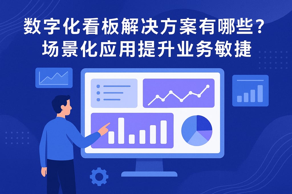 数字化看板解决方案有哪些？场景化应用提升业务敏捷
