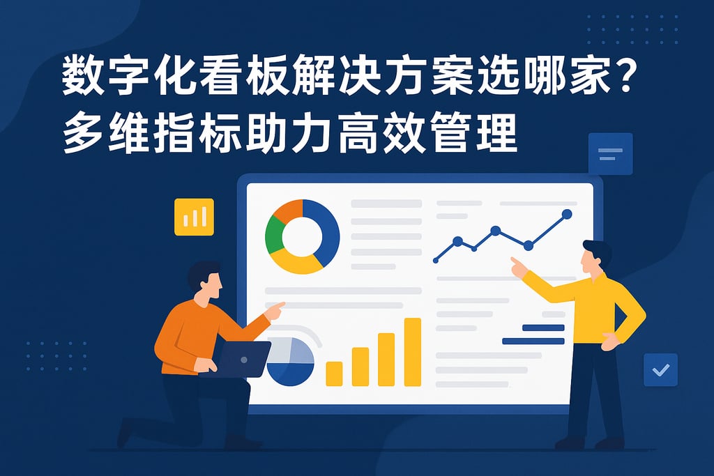 数字化看板解决方案选哪家？多维指标助力高效管理