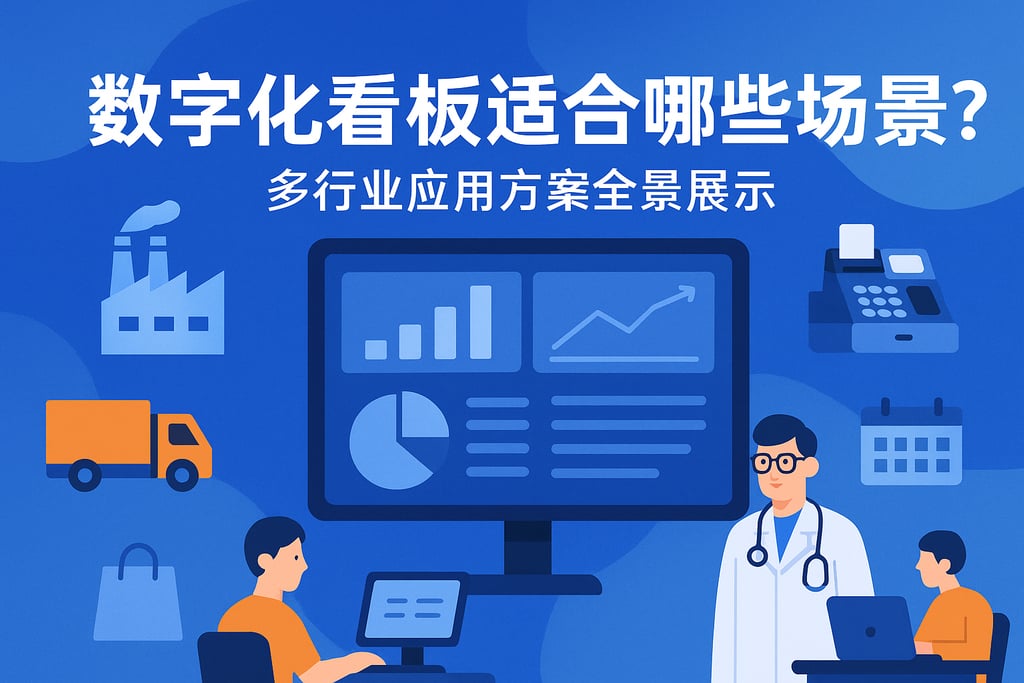 数字化看板适合哪些场景？多行业应用方案全景展示