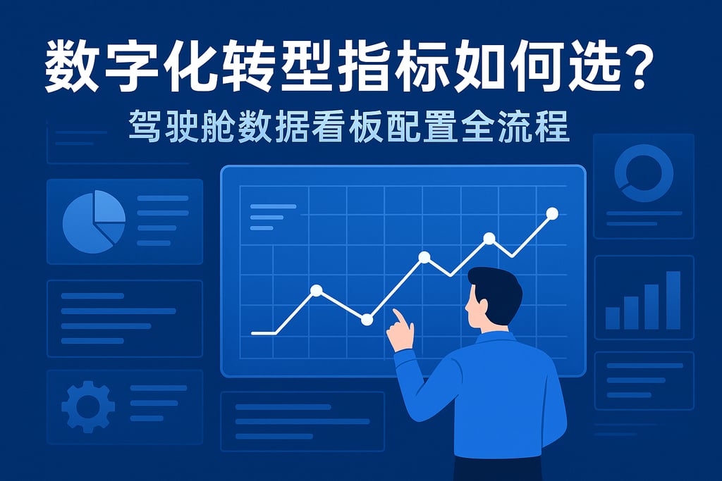 数字化转型指标如何选？驾驶舱数据看板配置全流程