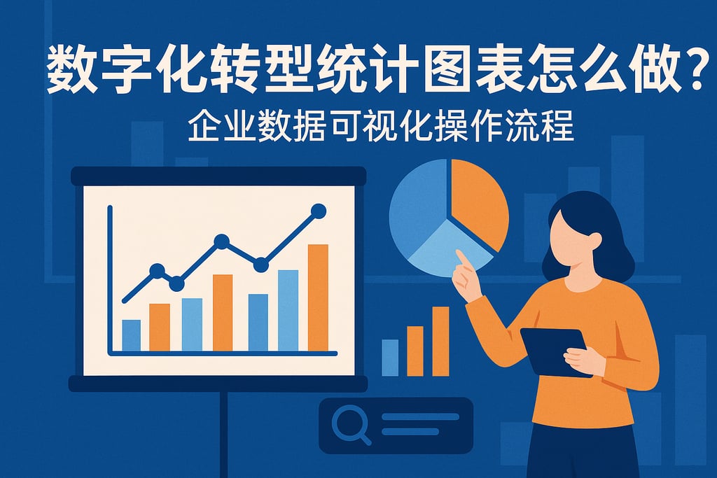 数字化转型统计图表怎么做？企业数据可视化操作流程