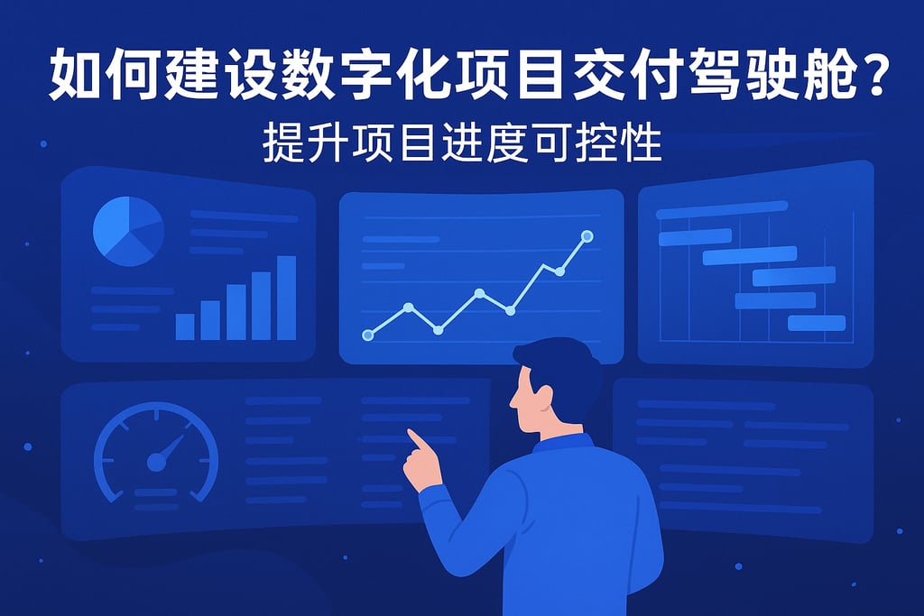 数字化项目交付驾驶舱如何建设？提升项目进度可控性
