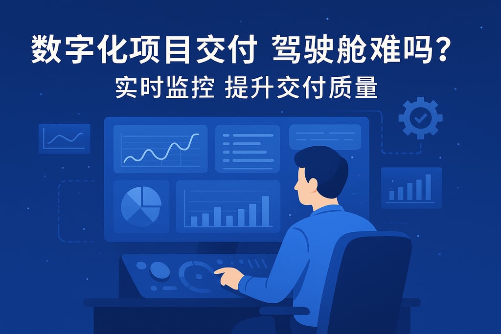数字化项目交付驾驶舱难吗？实时监控提升交付质量