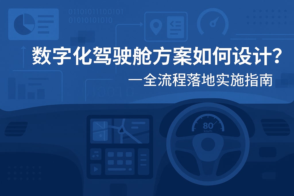 数字化驾驶舱方案如何设计？全流程落地实施指南