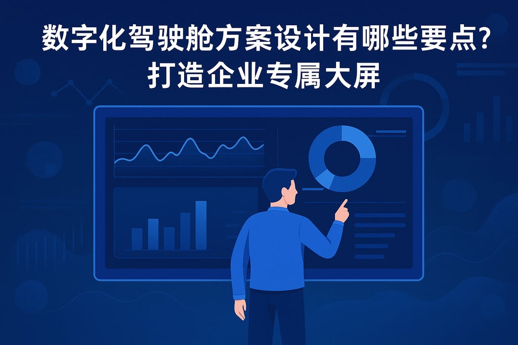 数字化驾驶舱方案设计有哪些要点？打造企业专属大屏