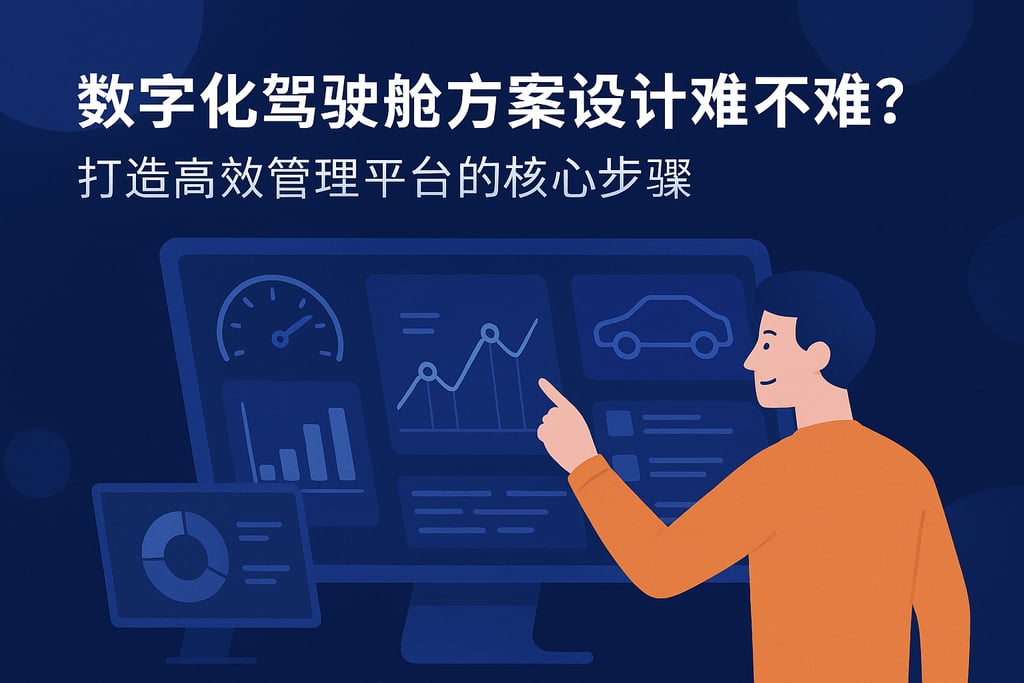 数字化驾驶舱方案设计难不难？打造高效管理平台的核心步骤