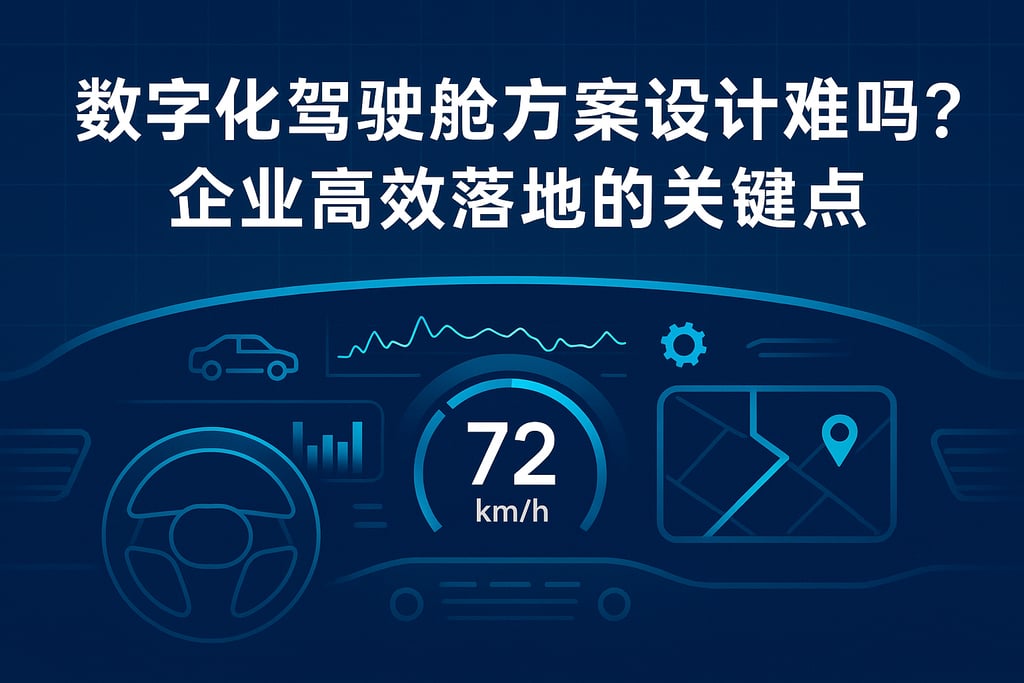 数字化驾驶舱方案设计难吗？企业高效落地的关键点