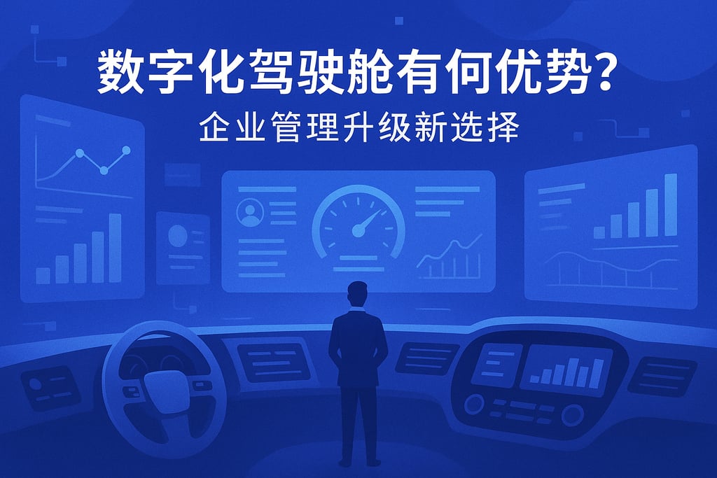 数字化驾驶舱有何优势？企业管理升级新选择