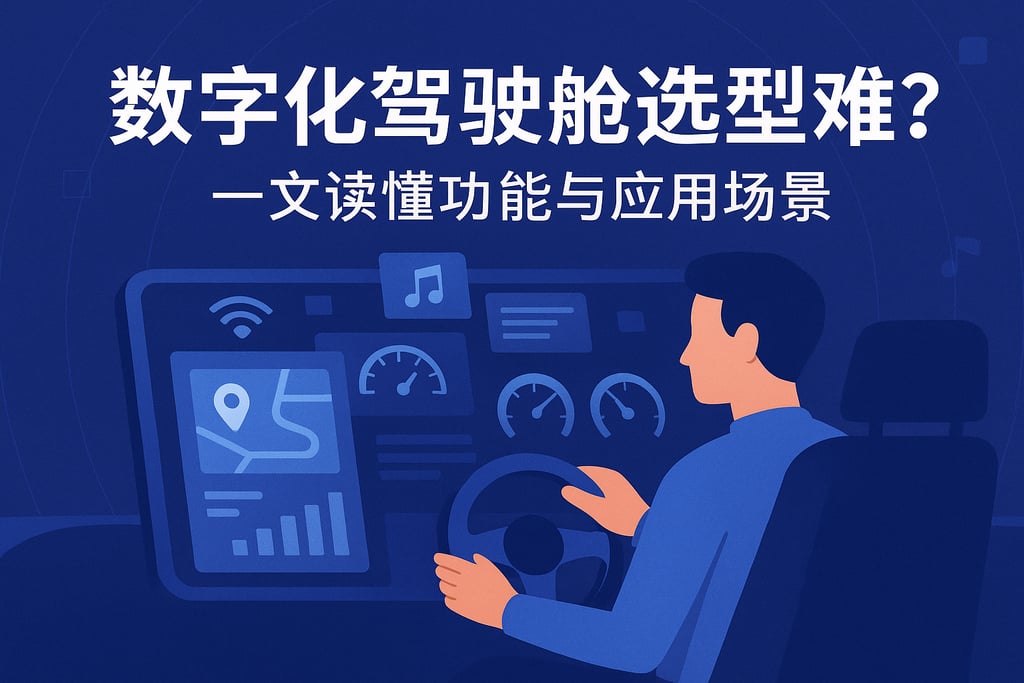 数字化驾驶舱选型难？一文读懂功能与应用场景