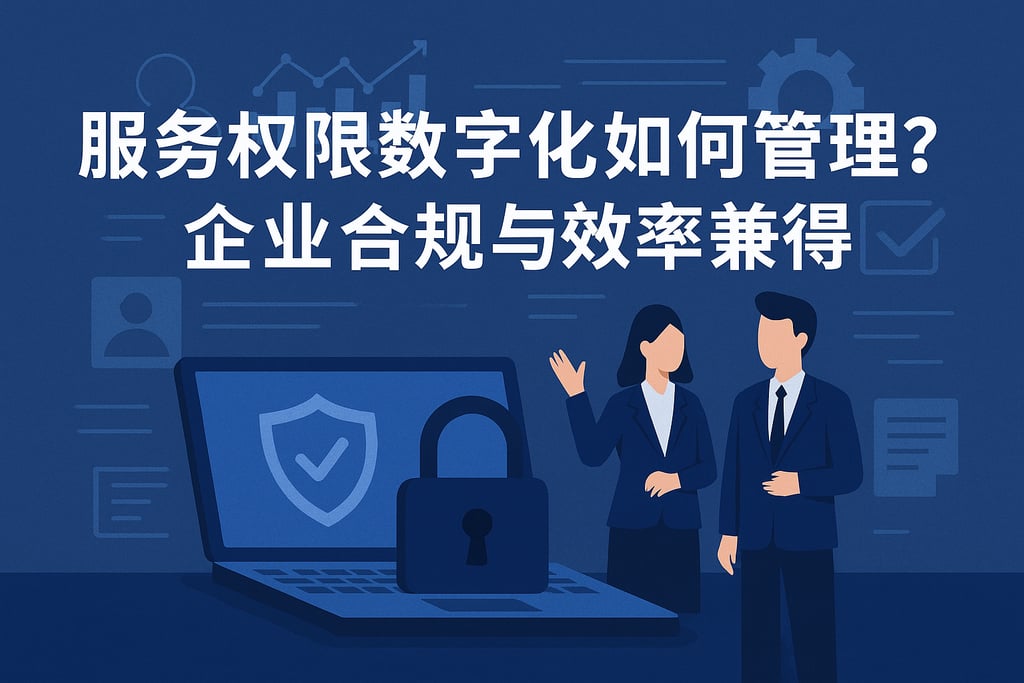 服务权限数字化如何管理？企业合规与效率兼得
