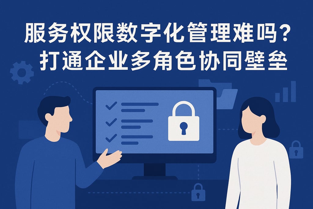 服务权限数字化管理难吗？打通企业多角色协同壁垒