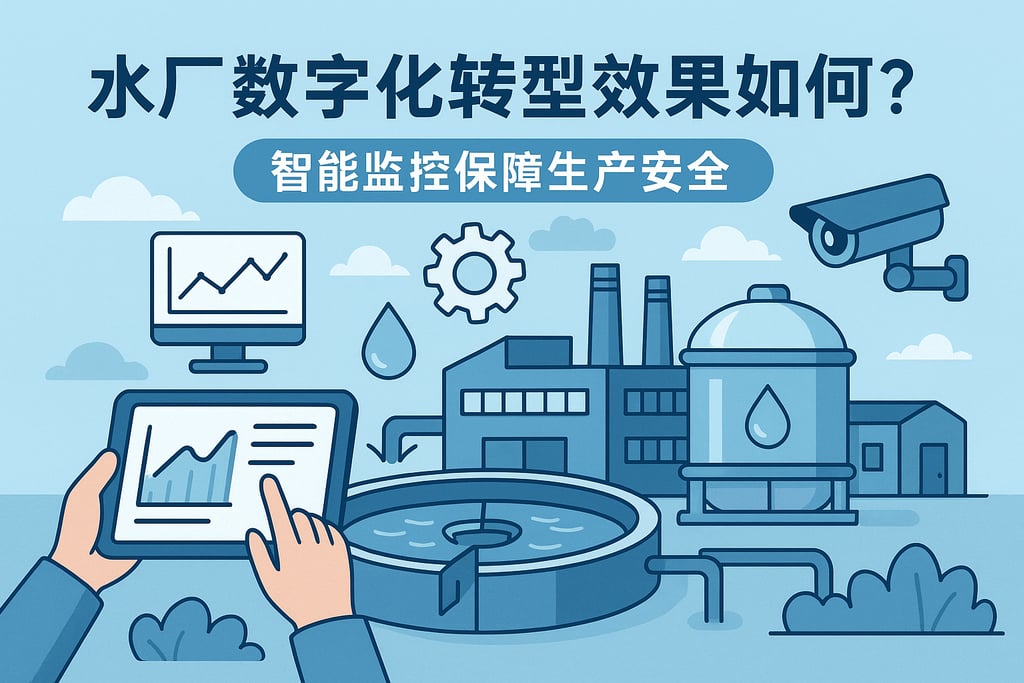 水厂数字化转型效果如何？智能监控保障生产安全