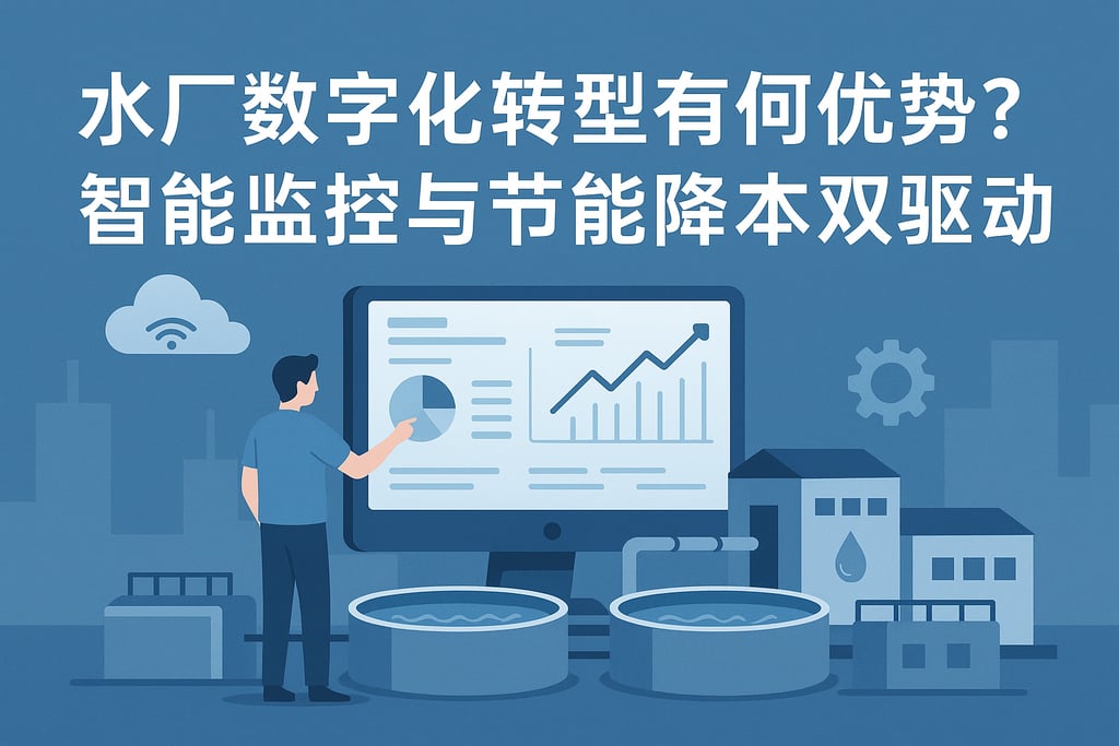 水厂数字化转型有何优势？智能监控与节能降本双驱动