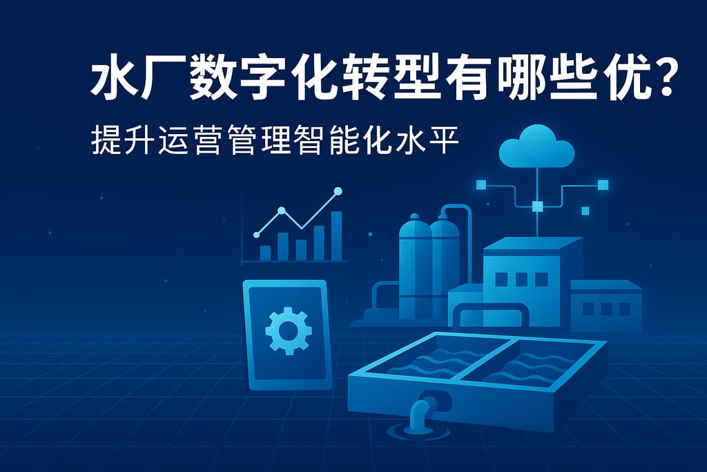 水厂数字化转型有哪些优势？提升运营管理智能化水平