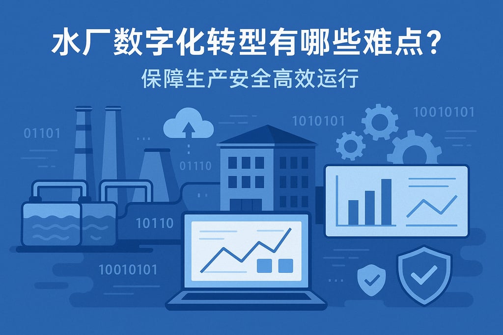 水厂数字化转型有哪些难点？保障生产安全高效运行