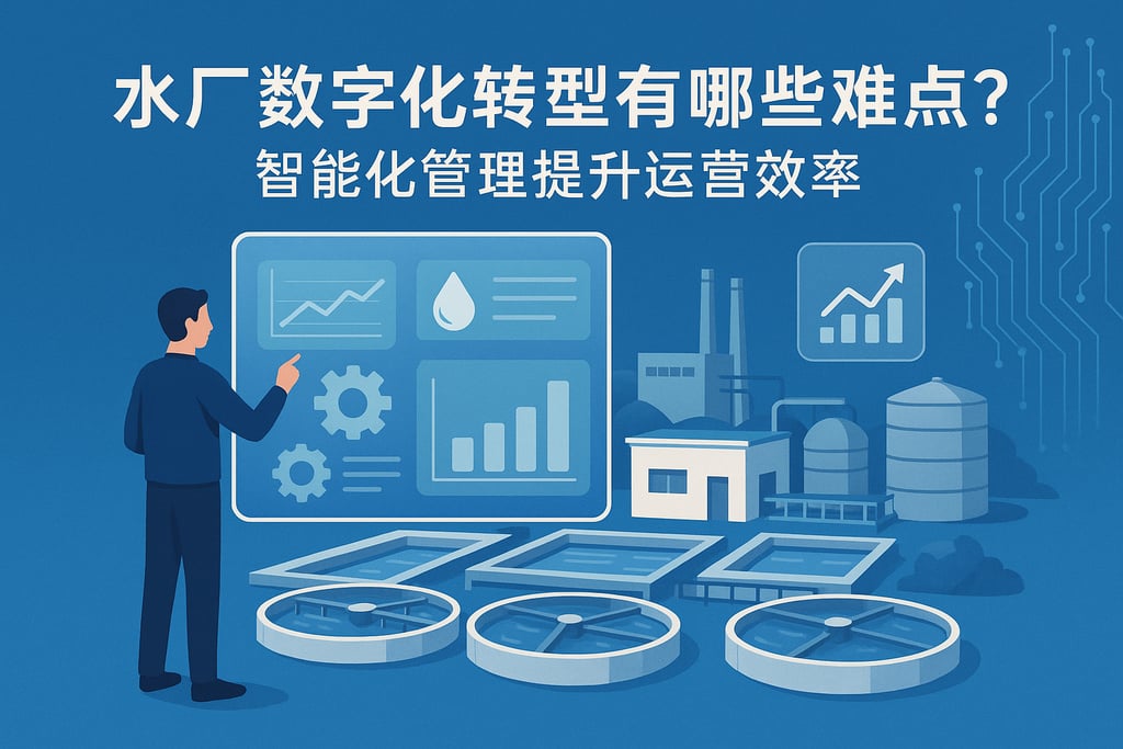 水厂数字化转型有哪些难点？智能化管理提升运营效率