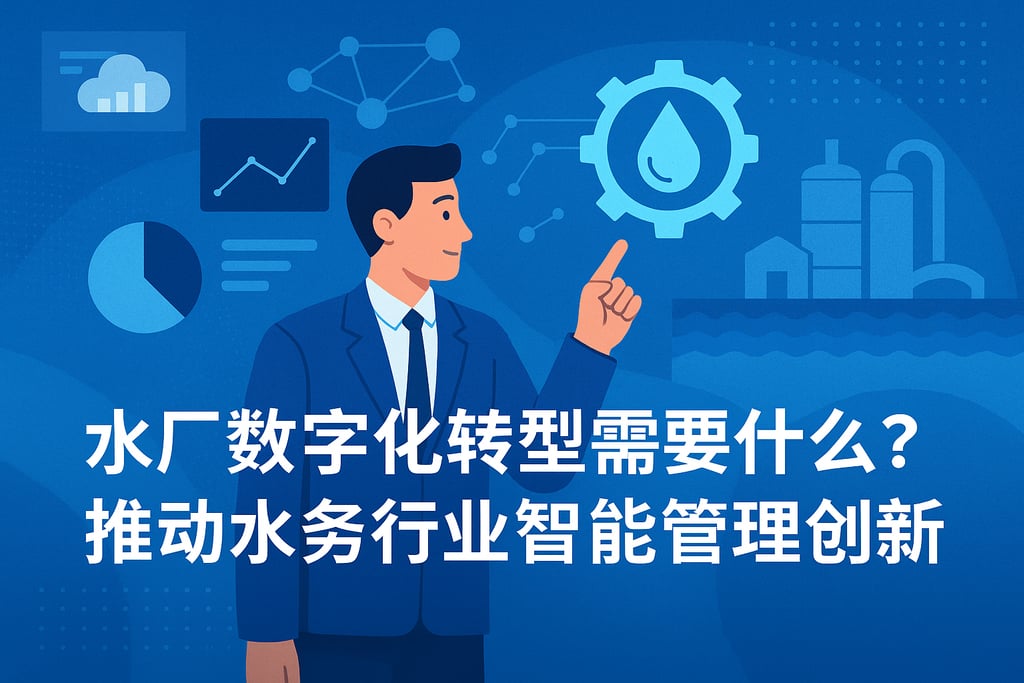 水厂数字化转型需要什么？推动水务行业智能管理创新