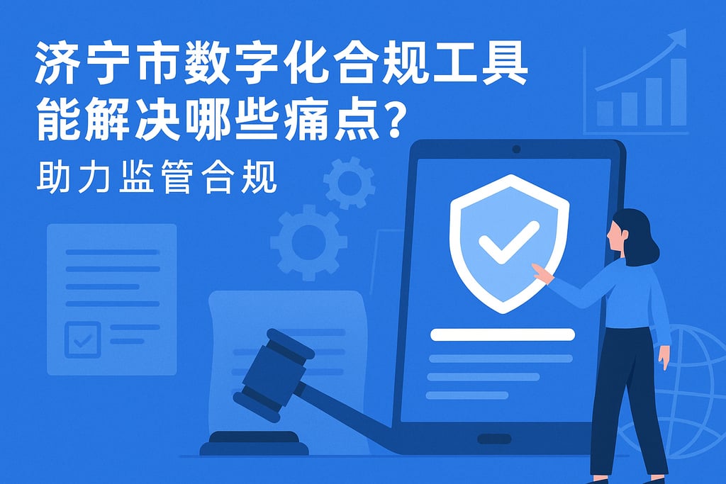 济宁市数字化合规工具能解决哪些痛点？助力监管合规