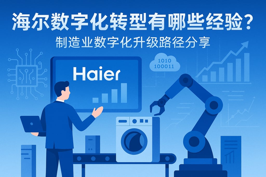 海尔数字化转型有哪些经验？制造业数字化升级路径分享