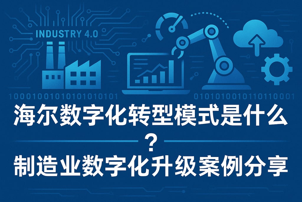 海尔数字化转型模式是什么？制造业数字化升级案例分享