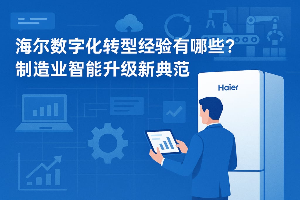 海尔数字化转型经验有哪些？制造业智能升级新典范
