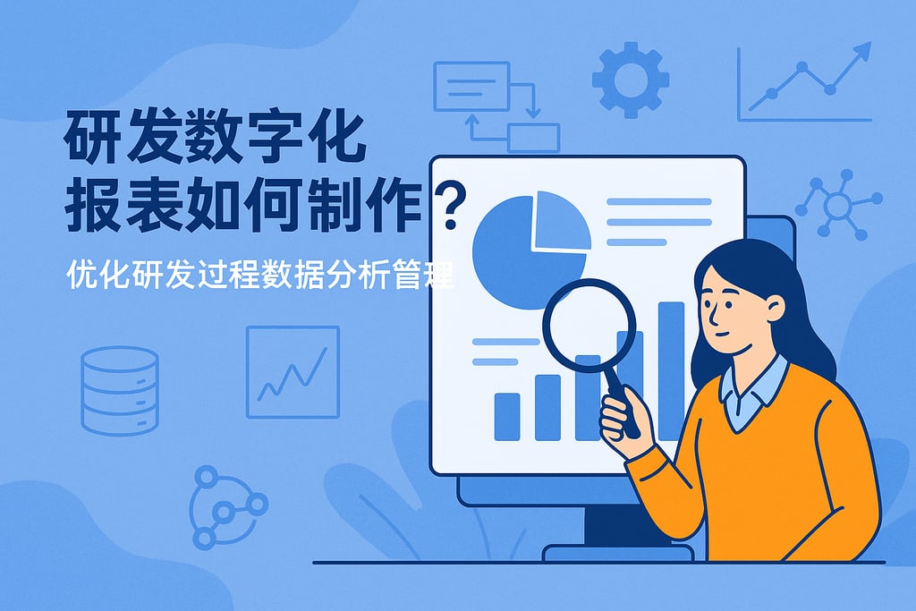 研发数字化报表如何制作？优化研发过程数据分析管理