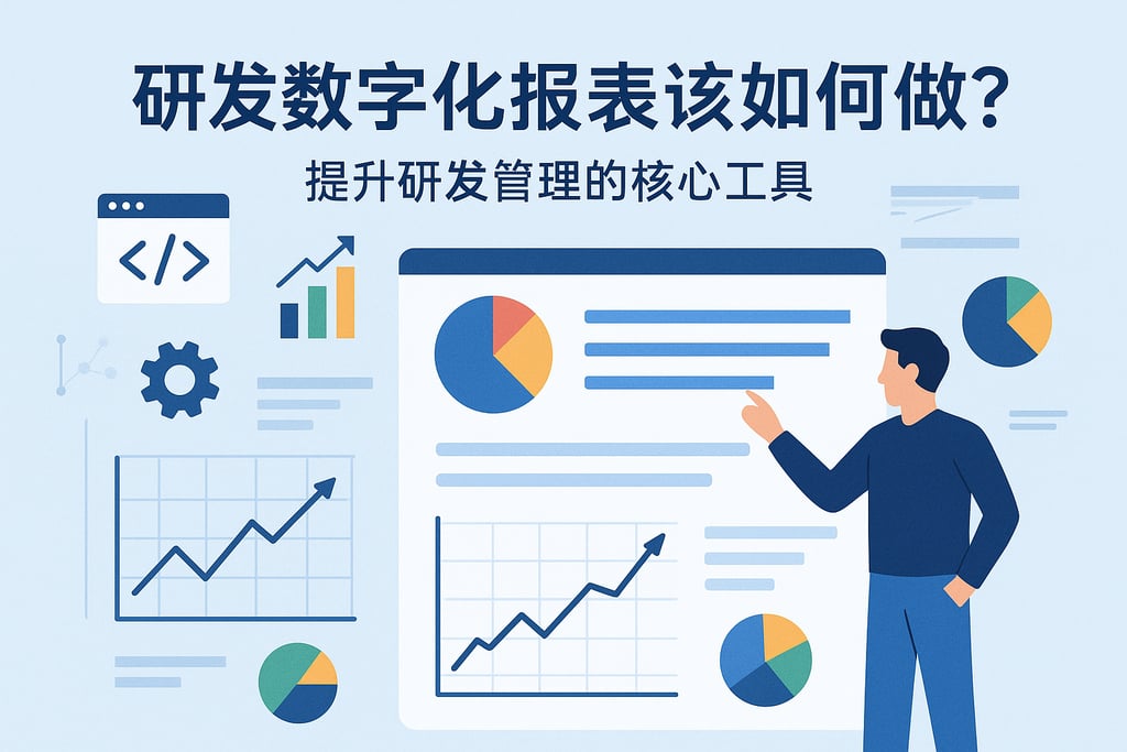 研发数字化报表该如何做？提升研发管理的核心工具