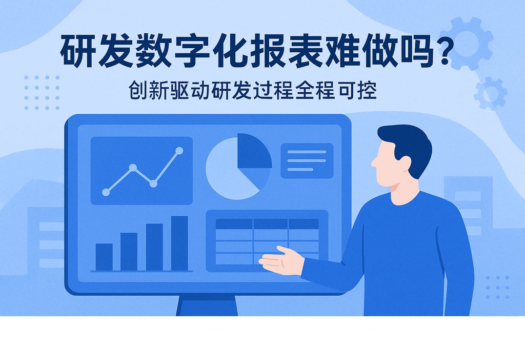 研发数字化报表难做吗？创新驱动研发过程全程可控