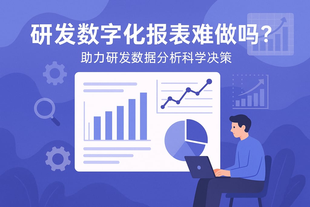 研发数字化报表难做吗？助力研发数据分析科学决策