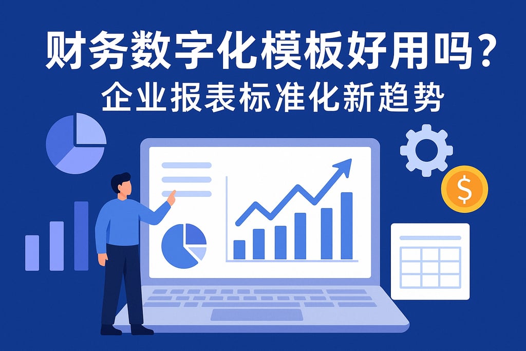 财务数字化模板好用吗？企业报表标准化新趋势