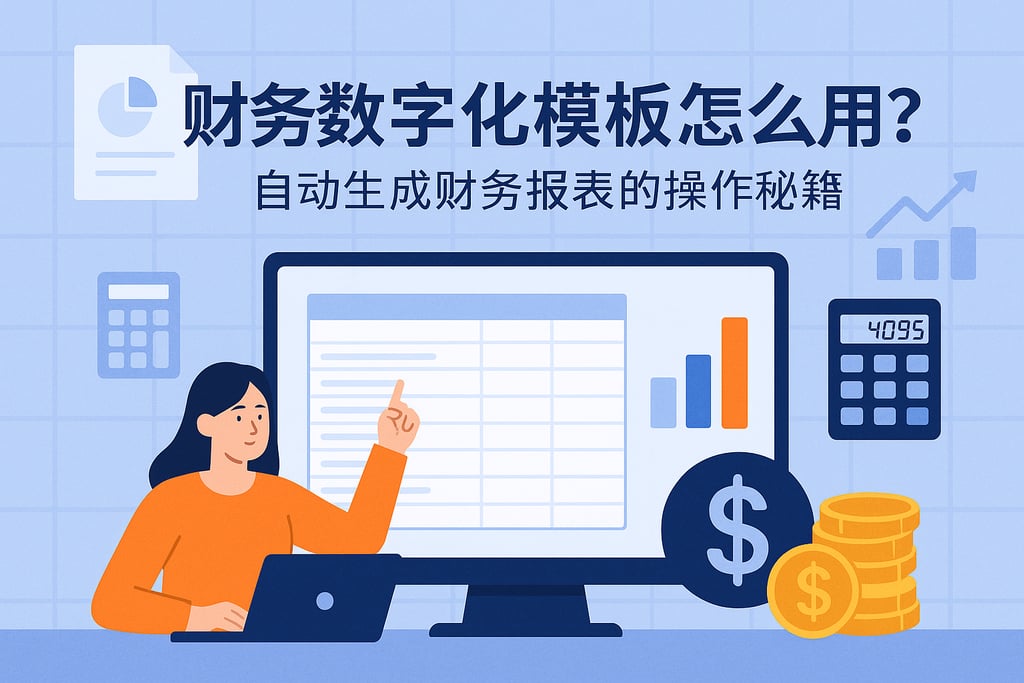 财务数字化模板怎么用？自动生成财务报表的操作秘籍
