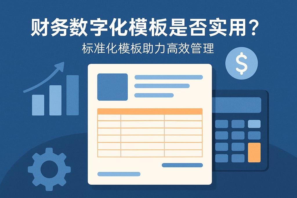 财务数字化模板是否实用？标准化模板助力高效管理