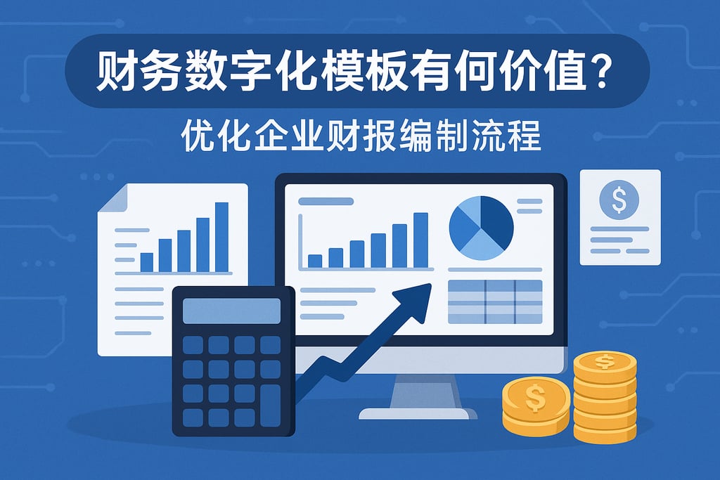 财务数字化模板有何价值？优化企业财报编制流程