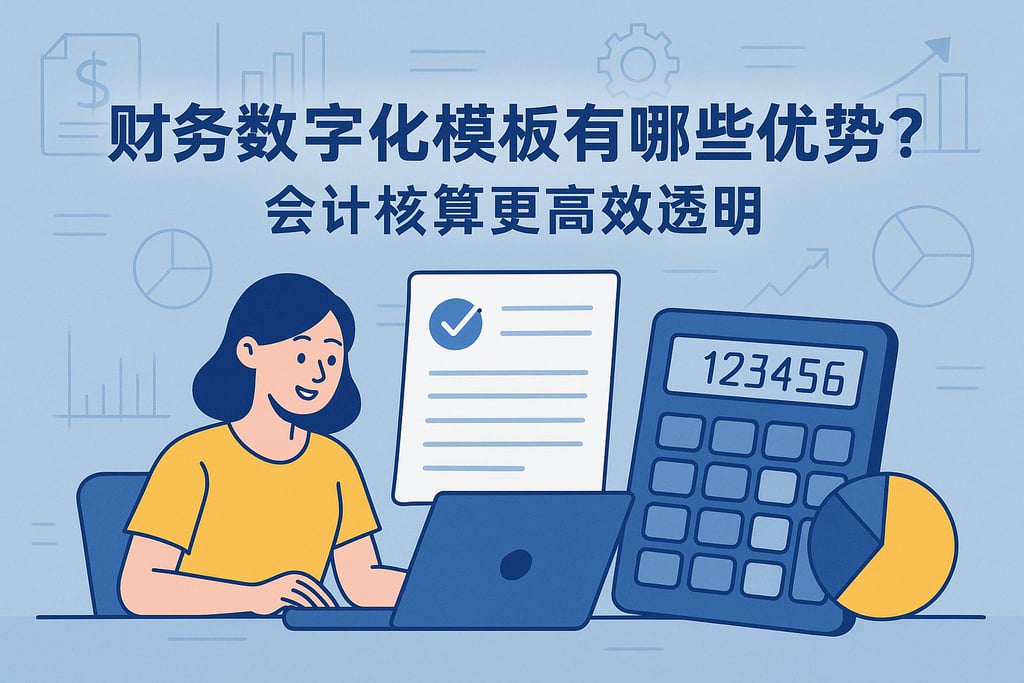 财务数字化模板有哪些优势？会计核算更高效透明
