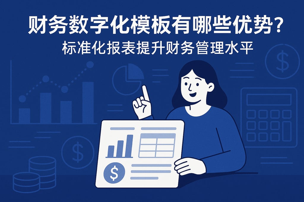 财务数字化模板有哪些优势？标准化报表提升财务管理水平